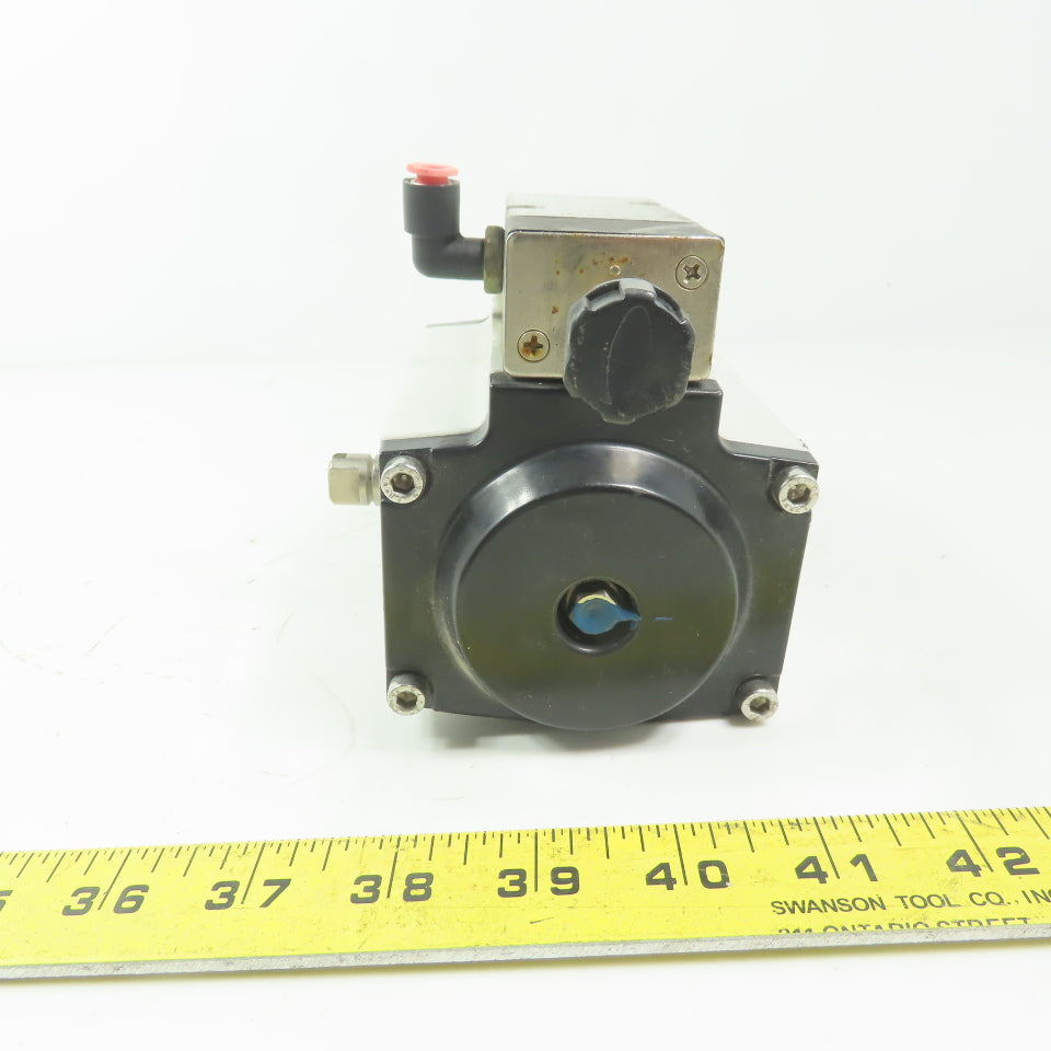 Pneumatic Actuator 90° Rotation 1/4" FNPTW/Direct Mount Solenoid Valve