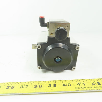 Pneumatic Actuator 90° Rotation 1/4" FNPTW/Direct Mount Solenoid Valve