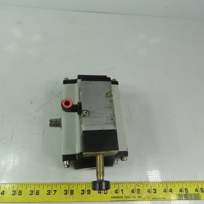 Pneumatic Actuator 90° Rotation 1/4" FNPTW/Direct Mount Solenoid Valve