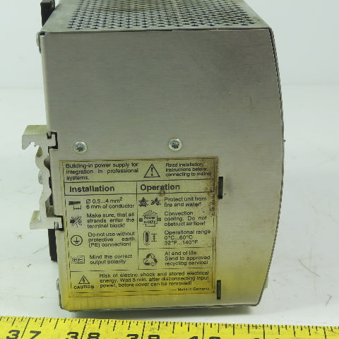 Sola 20-24-100 Power Supply 115/230V Input 24VDC 10A Output