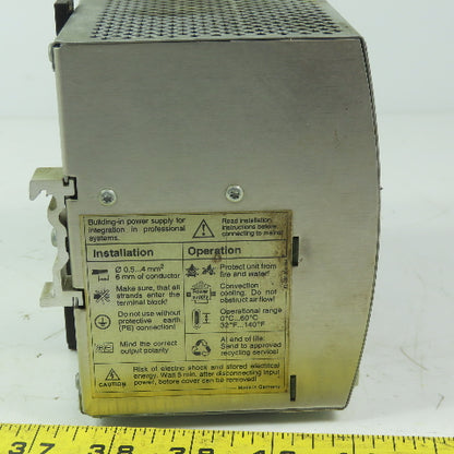 Sola 20-24-100 Power Supply 115/230V Input 24VDC 10A Output