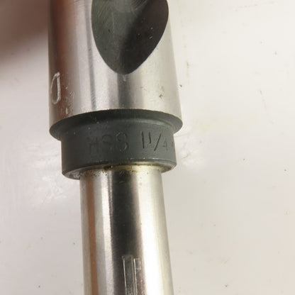 1-1/4" HSS High Speed Steel 2-Flute Drill Bit 135° 3/4" Shank 6-1/4" OAL