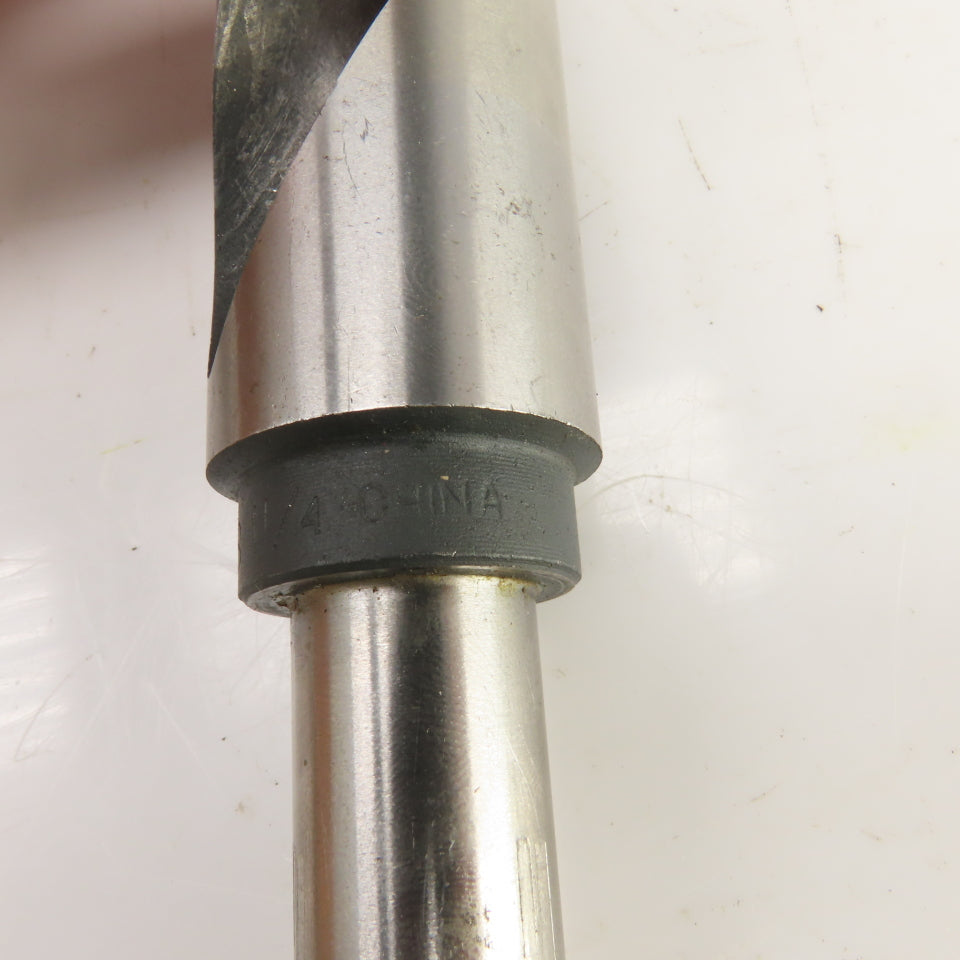 1-1/4" HSS High Speed Steel 2-Flute Drill Bit 135° 3/4" Shank 6-1/4" OAL