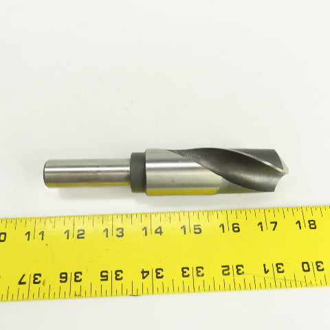 1-1/4" HSS High Speed Steel 2-Flute Drill Bit 135° 3/4" Shank 6-1/4" OAL