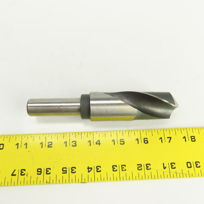 1-1/4" HSS High Speed Steel 2-Flute Drill Bit 135° 3/4" Shank 6-1/4" OAL