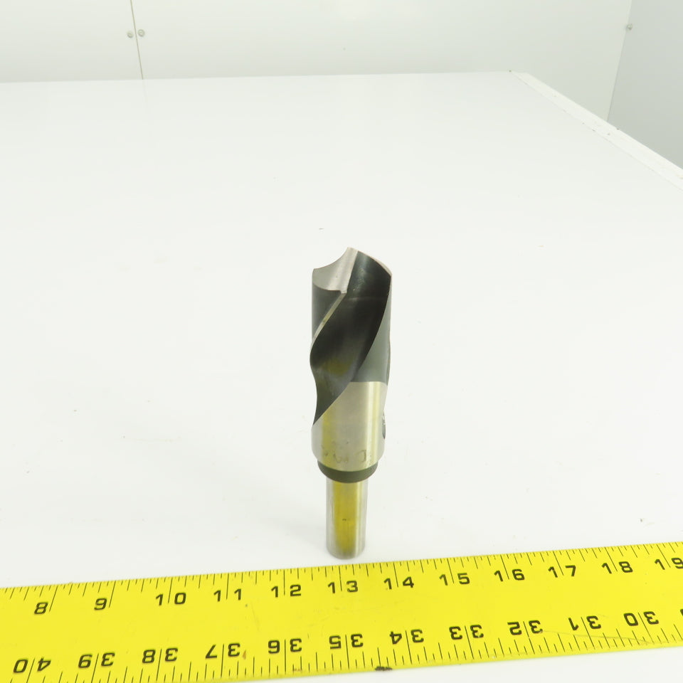 1-1/4" HSS High Speed Steel 2-Flute Drill Bit 135° 3/4" Shank 6-1/4" OAL