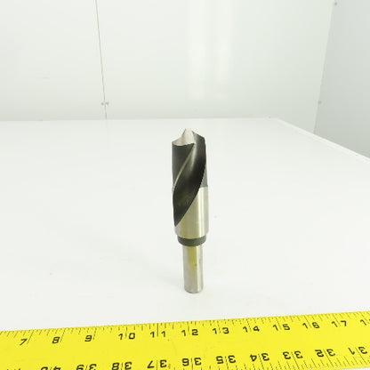 1-1/4" HSS High Speed Steel 2-Flute Drill Bit 135° 3/4" Shank 6-1/4" OAL