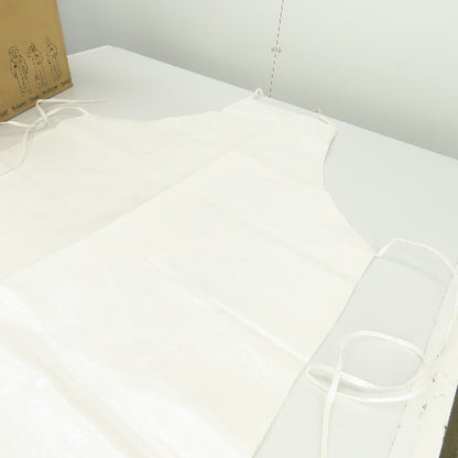 DuPont TYCHEM SL Universal Size White Chemical Protective Aprons Lot Of 30