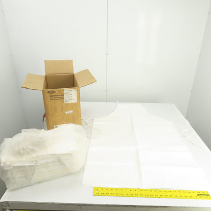 DuPont TYCHEM SL Universal Size White Chemical Protective Aprons Lot Of 30