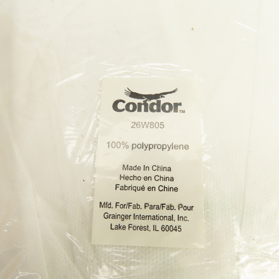 Condor 26W805 18" Protective Disposable Sleeve 100% Polypropylene Lot Of 300