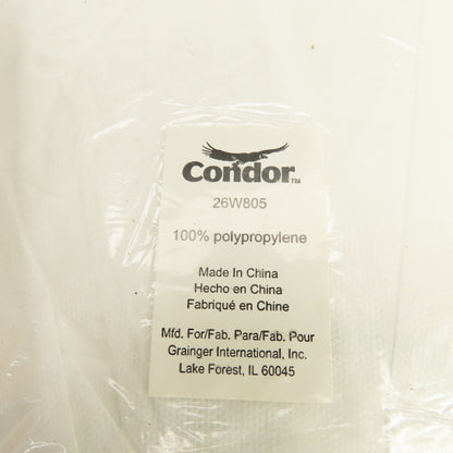 Condor 26W805 18" Protective Disposable Sleeve 100% Polypropylene Lot Of 300