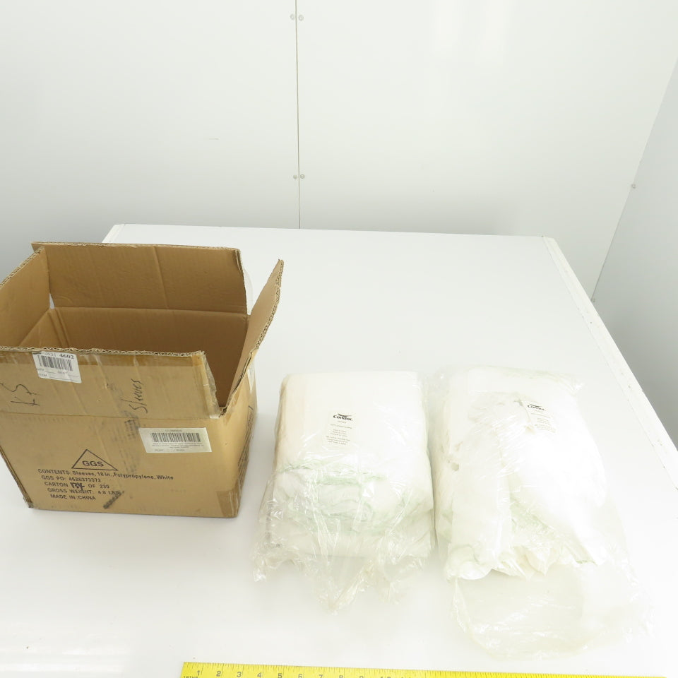 Condor 26W805 18" Protective Disposable Sleeve 100% Polypropylene Lot Of 300