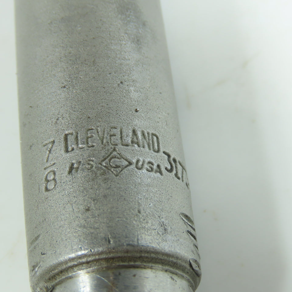Cleveland 7/8" Chucking Reamer Spiral 8 Flute Morse Taper #2 Shank