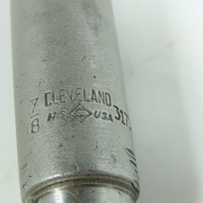Cleveland 7/8" Chucking Reamer Spiral 8 Flute Morse Taper #2 Shank