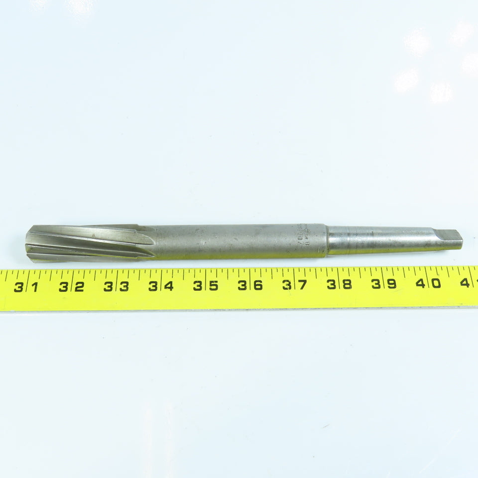Cleveland 7/8" Chucking Reamer Spiral 8 Flute Morse Taper #2 Shank