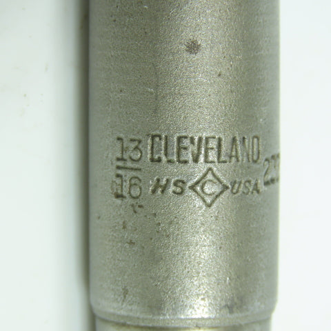 Cleveland 13/16" Chucking Reamer Spiral 8 Flute Morse Taper #2 Shank
