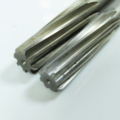 Cleveland 5/8", 11/16" Chucking Reamer Spiral 8 Flute Morse Taper #2 Shank Lot/2