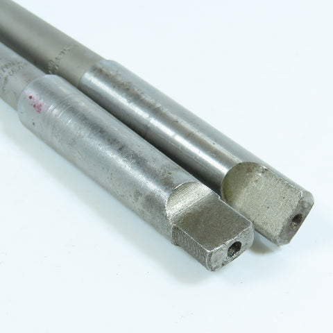 Cleveland 5/8", 11/16" Chucking Reamer Spiral 8 Flute Morse Taper #2 Shank Lot/2