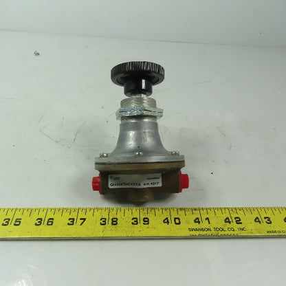 ITT GH10XTHCXXXA Pneumatic Air Regulator 1/4" NPT Ports