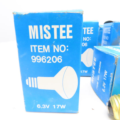 Mistee 996206 6.3V 17W R20 Industrial Sewing Machine Light Bulb Lot Of 8