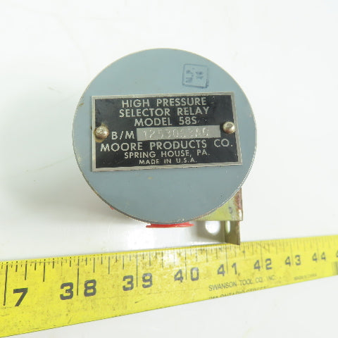 Moore Products 58S Selector Relay 1/4" NPT Ports