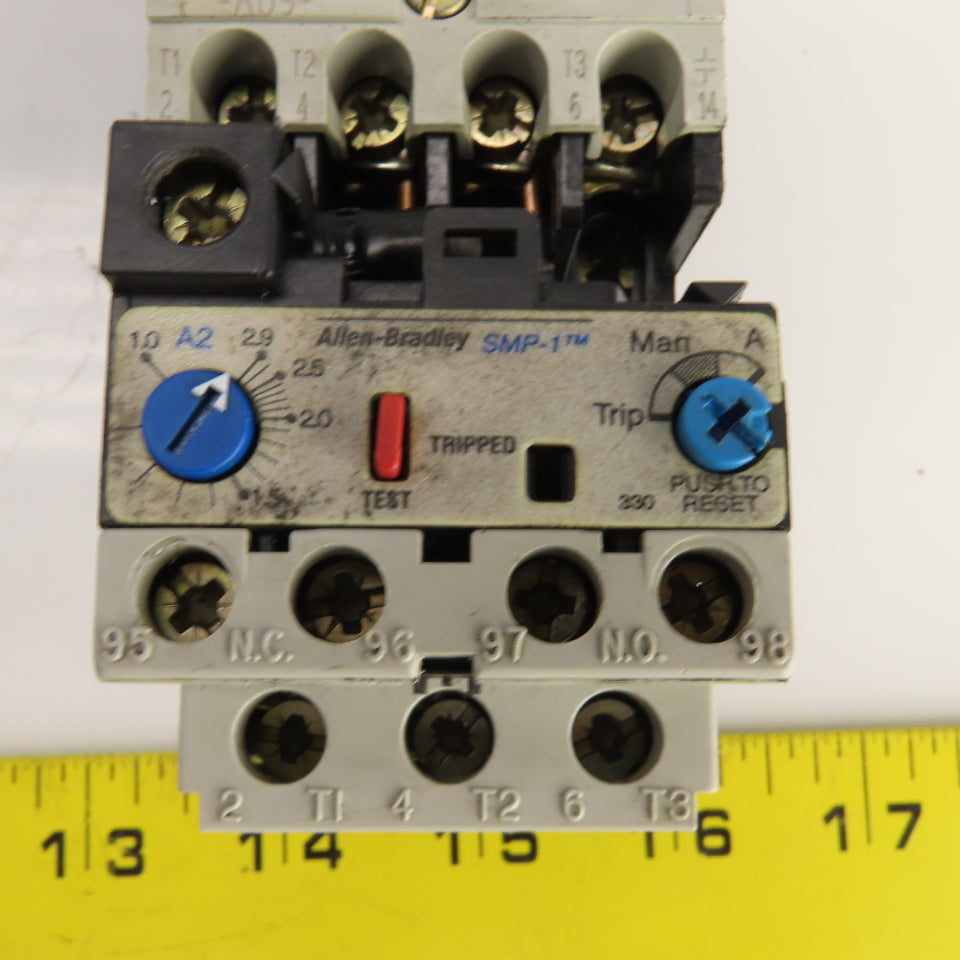 Allen Bradley 100-A09NL3 600V Contactor 120V Coil W/193-A4D1 Overload Relay
