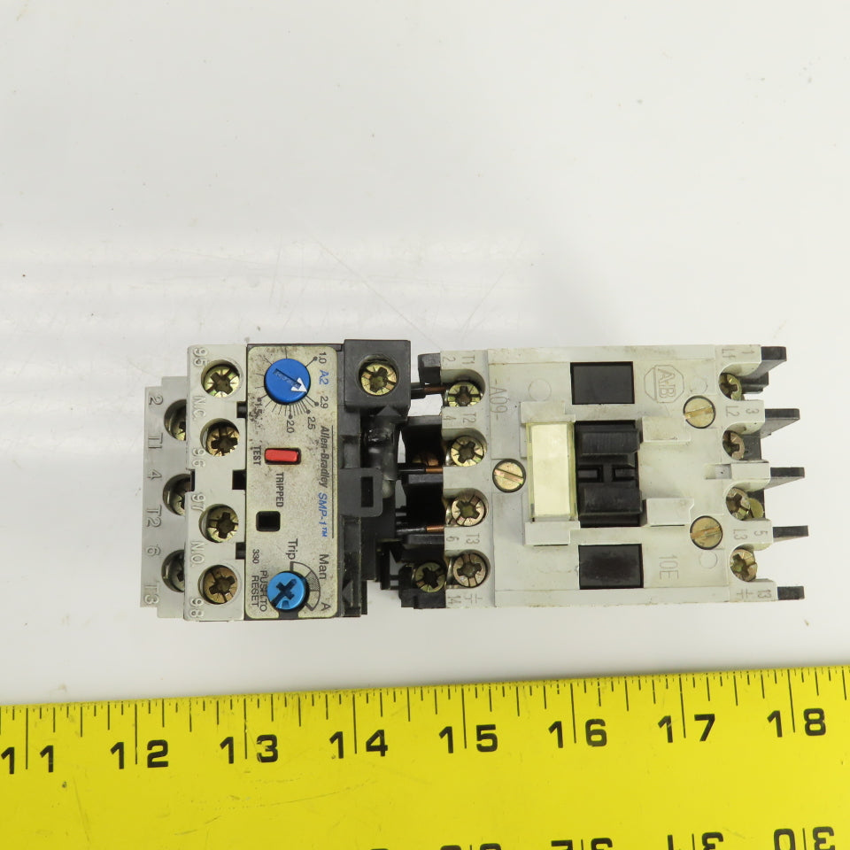 Allen Bradley 100-A09NL3 600V Contactor 120V Coil W/193-A4D1 Overload Relay