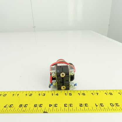 Allen Bradley 800T-QT24 Ser T Amber Illuminated Push Button Switch 24V