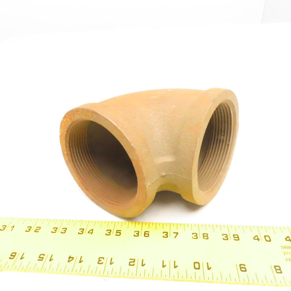3" NPT Malleable Iron Pipe Elbow 90° USA