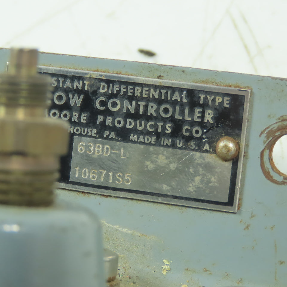 Moore Products 63BD-L Selector Relay 1/4" NPT Ports