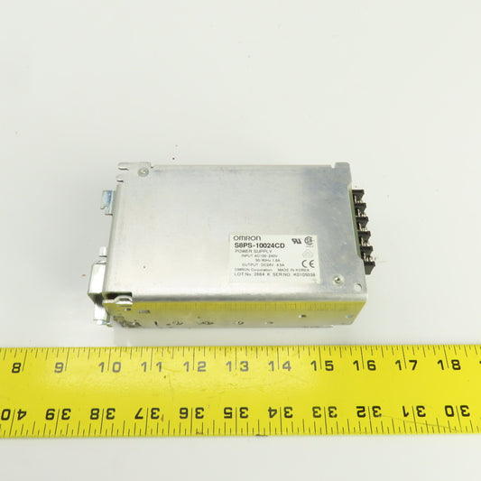 Omron S8PS-10024CD 24VDC 4.5A Power Supply 100-240VAC 1.8A Input