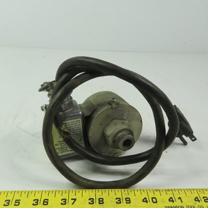Barksdale 2002Ml Crescent Magnetic Solenoid Valve 115V 14W  150 PSI