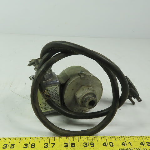Barksdale 2002Ml Crescent Magnetic Solenoid Valve 115V 14W  150 PSI
