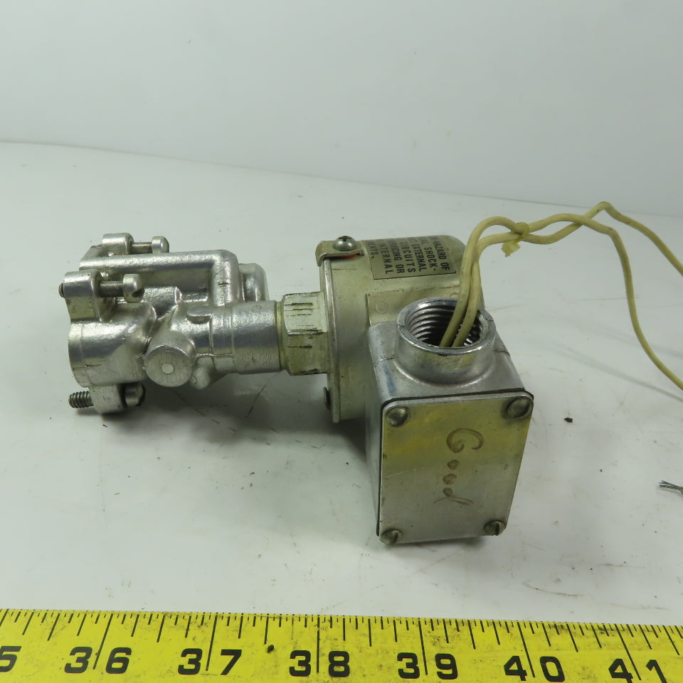 Barksdale 113432-AC Crescent Magnetic Solenoid Valve 115V 150 PSI Missing Base