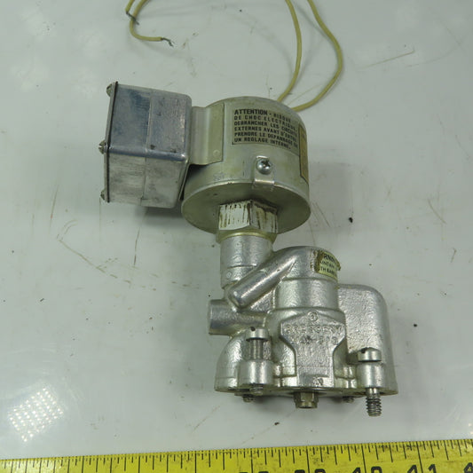 Barksdale 113432-AC Crescent Magnetic Solenoid Valve 115V 150 PSI Missing Base