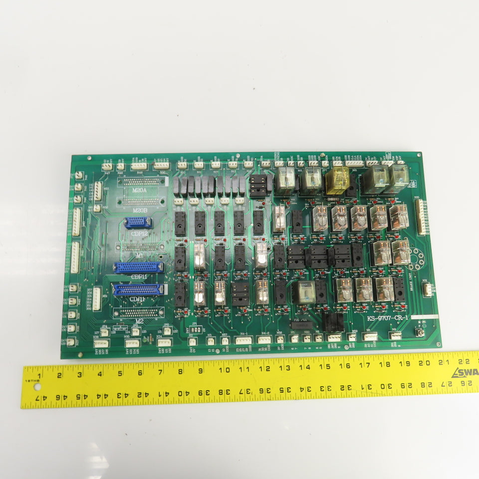 Takumi KS-9707-CR-1 V10A Relay Circuit Board For Vertical Machining Center