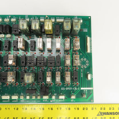 Takumi KS-9707-CR-1 V10A Relay Circuit Board For Vertical Machining Center