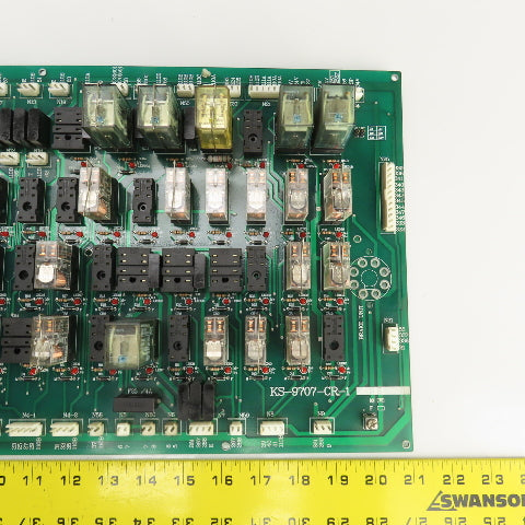 Takumi KS-9707-CR-1 V10A Relay Circuit Board For Vertical Machining Center