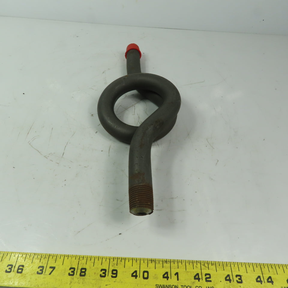 1/2" Carbon Steel Straight Gauge Siphon ("Pig Tail") Heavy Wall 1/4" ID