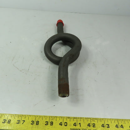 1/2" Carbon Steel Straight Gauge Siphon ("Pig Tail") Heavy Wall 1/4" ID