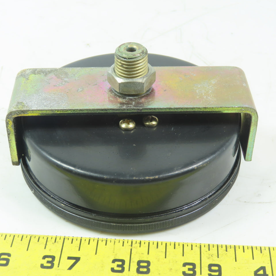 US Gauge 0-15PSI  3-1/2" Panel Mount Gauge 3/8" MNPT Back Port 25PSI Max