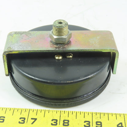 US Gauge 0-15PSI  3-1/2" Panel Mount Gauge 3/8" MNPT Back Port 25PSI Max