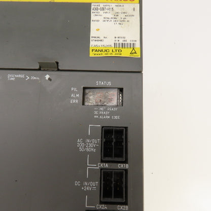 Fanuc A06B-6087-H115 Power Supply Module 200-230V 63A Input 283-325VDC Output