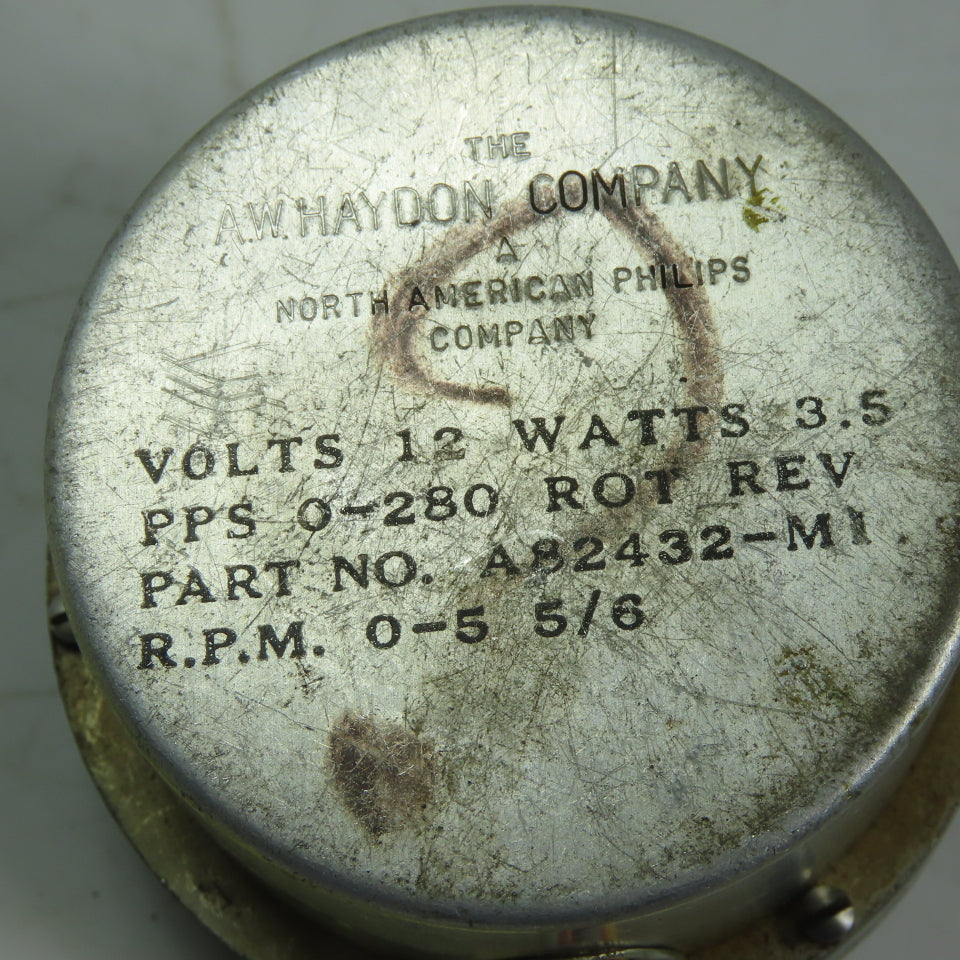 AW Haydon A82432-M1 24V 3.5W Electric Motor 0-5 5/6 RPM