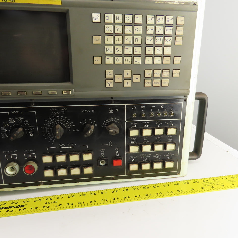 Takumi V10A Vertical Machining Center Operator Control Console Fanuc Series 18-M