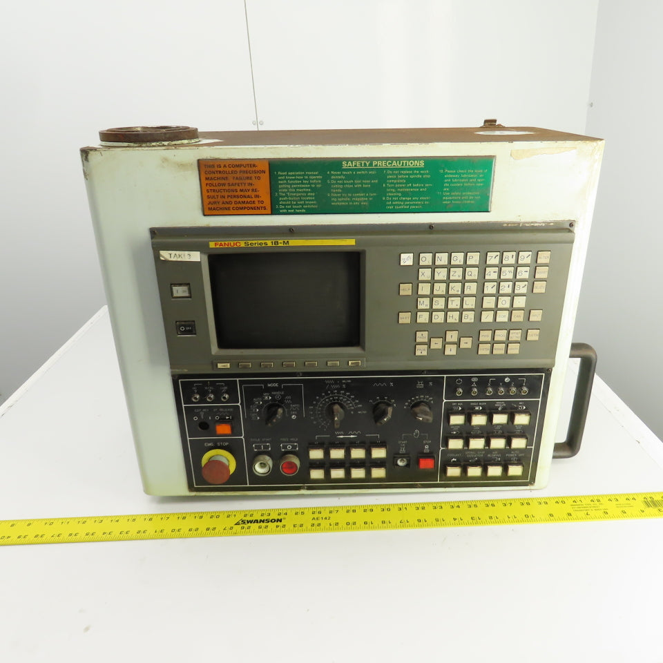 Takumi V10A Vertical Machining Center Operator Control Console Fanuc Series 18-M