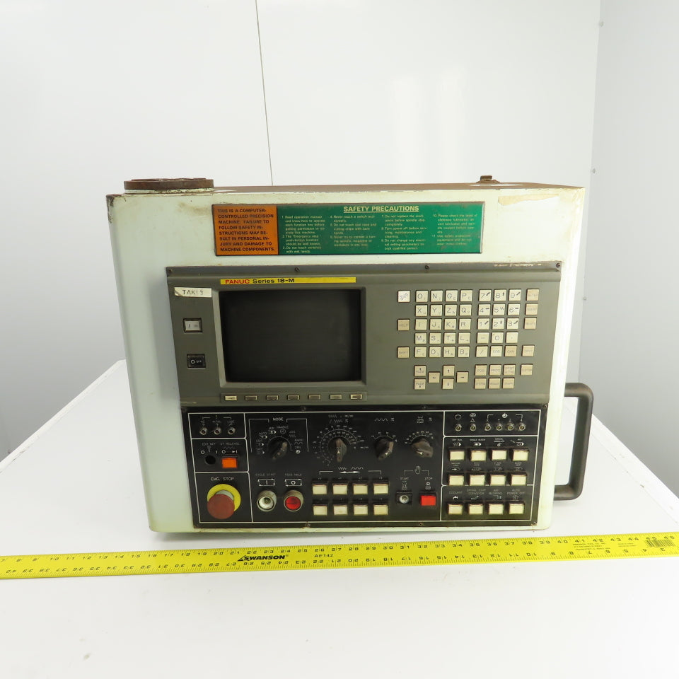 Takumi V10A Vertical Machining Center Operator Control Console Fanuc Series 18-M