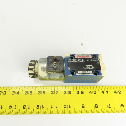Rexroth MNR R900561274 Hydraulic Directional Control Valve 24VDC Coil