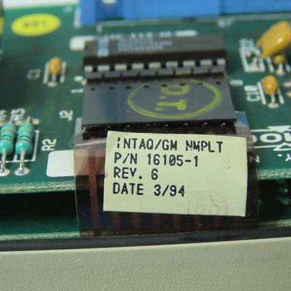 Moore 16105-1 Rev. 6 Control Display Assembly