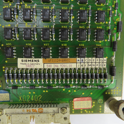 Siemens 6FX1124-6AA02 I/O Circuit Board